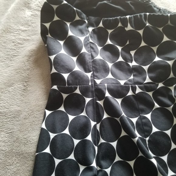 NEW - The Limited Strapless Black and White Dress - Picture 10 of 12